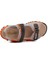 24-410-F Siyah-Turuncu Ortopedik Erkek Çocuk Sandalet 4