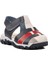 24-417-B Lacivert-Beyaz-Kırmızı Ortopedik Çocuk Sandalet 1