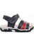 24-417-B Lacivert-Beyaz-Kırmızı Ortopedik Çocuk Sandalet 2