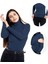 Alya Underwear Kaşkorse Tam Boğazlı Body Sweatshirt Indigo Melanj M 1