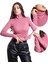 Kaşkorse Tam Boğazlı Body Sweatshirt, Gül Kurusu, Xl 1