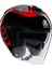 Irides Valenza Matt Grey Blk Red Açık Kask 1
