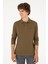 U.S. Polo Assn. Erkek Haki Sweatshirt 50295169-VR027 3