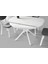 Bade Alfa Mdf Oval Highgloss Açılır Mutfak Masa Sandalye Takımı 73x120 2