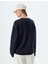 Basic Oversize Sweatshirt Uzun Kollu Bisiklet Yaka 4