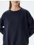 Basic Oversize Sweatshirt Uzun Kollu Bisiklet Yaka 5