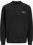 Jprblachad Erkek Siyah Sweatshirt 12261386-BLACK 3