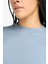 Exeter River Brushed Kadın Mavi Sweatshirt TB0A5NMXA421 4
