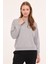 Wb Aura Bsc 16OV82 4pr Grı Melanj Kadın Sweatshirt 1