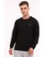 MB SN75 C Neck Sw 4pr Siyah Erkek Sweatshirt 1