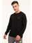 M-Watts C Neck Swt 4pr Siyah Erkek Sweatshirt 1