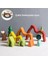 Çocukların Rainbow Dağları Binası Blok Toplantıs I Oyun Puzzle Baby Early Education Intelligence Development Oyunu (Yurt Dışından) 5