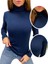 Kaşkorse Tam Boğazlı Body Sweatshirt, Lacivert, 2xl 1