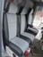 Mercedes Sprinter 2009. 2013 Arası 2+1 3 Kişilik Gri Taytüyü Siyah Deri Karışımı Gri Ip Uyumlu 2