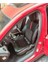 Chevrolet Cruze Uyumlu Arka Sırt 2+1 Arka Sırt Kolcaklı Model Siyah Taytüyü Deri Karışımı Kırmızı Ip 4
