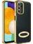 Samsung Galaxy A13 4g Kılıf Kamera Korumalı Logo Gösteren Omega Kapak - Gold 1