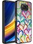 Xiaomi Poco X3 Kılıf Aynalı Desenli Kamera Korumalı Parlak Mirror Kapak - Kalp 1