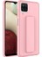 Samsung Galaxy A12 Kılıf Qstand Kapak - Pembe 1