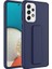 Samsung Galaxy A73 Kılıf Qstand Kapak - Lacivert 1