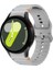 Samsung Galaxy Watch 4 5 6 7 Fe 40 40 44 Classic 42 43 46 47 mm Kordon Dekoratif Örgü Çizgili Spor Silikon Kayış 1