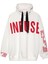 Kolu Yazı Baskılı Kapüşonlu Sweatshirt Ekru 1