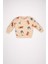 Erkek Bebek Bisiklet Yaka Baskılı Sweatshirt D2931A524AU 1