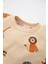 Erkek Bebek Bisiklet Yaka Baskılı Sweatshirt D2931A524AU 2