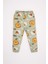 Erkek Bebek Pijama Takımı Penye Safari Desenli Uzun Kollu Üst Uzun Alt D3553A524WN 2