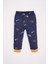 Erkek Bebek Pijama Takım Yıldız Desenli Penye Uzun Kollu Üst Beli Lastikli Uzun Alt D3554A524WN 2