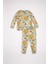 Erkek Bebek Pijama Takımı Penye Safari Desenli Uzun Kollu Üst Uzun Alt D3553A524WN 5