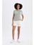 Fit Standart Fit Bisiklet Yaka Sporcu Basic Kısa Kollu Tişört D2296AX24AU 2