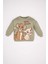 Erkek Bebek Yeşil Disney Lion King Regular Fit Bisiklet Yaka Sweatshirt D2932A524WN 1