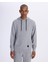 Rana Erkek Gri Oversize Fit Hoodie 2