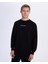 Authentic Alec Erkek Siyah Comfort Fit Sweatshirt 3