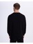 Authentic Alec Erkek Siyah Comfort Fit Sweatshirt 4