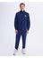 Authentic Italy Full Zip Erkek Mavi Comfort Fit Fermuarlı Eşofman Üstü 1