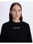 Authentic Angely Kadın Siyah Comfort Fit Sweatshirt 2