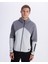Authentic nisty Full Zip Erkek Gri-Siyah Regular Fit Fermuarlı Eşofman Üstü 2