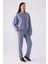 Kadın Uzun Kol Pijama Takım AR3110 Koyu Indigo 1