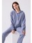 Kadın Uzun Kol Pijama Takım AR3110 Koyu Indigo 3