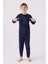 Erkek Çocuk Uzun Kol Pijama Takım AR3130 Lacivert 1