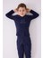 Erkek Çocuk Uzun Kol Pijama Takım AR3130 Lacivert 3