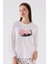 Kadın Uzun Kol Pijama Takım AR3058 Krem 2
