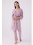 Pıerre Cardın Kadın Uzun Kol Pijama Takım PC8875 Açık Gül Kurusu 4