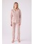 Pıerre Cardın Kadın Gömlek Pijama PC8880 Vizon 3