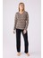Kadın Krem Uzun Kol Pijama Takım 3