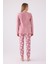 Kadın Uzun Kol Pijama Takım AR3088 Karanfil 5