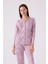 Pıerre Cardın Kadın Uzun Kol Pijama Takım PC8874 Açık Gül Kurusu 2