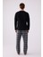 Erkek Uzun Kol Pijama Takım AR3152 Siyah 5