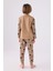 Erkek Çocuk Uzun Kol Pijama Takım RP3446 Vizon 5
